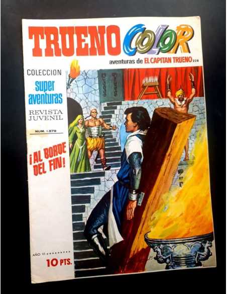 BUEN ESTADO TRUENO COLOR 228 SUPER AVENTURAS 1579 AL BORDE DEL FIN BRUGUERA