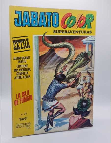 MUY BUEN ESTADO JABATO COLOR EXTRA ALBUM GIGANTE 32 LA ISLA DE FUNGIO BRUGUERA