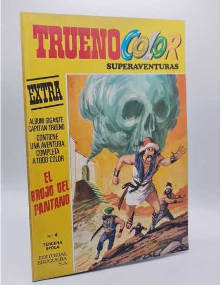 MUY BUEN ESTADO TRUENO COLOR EXTRA ALBUM GIGANTE 4 EL BRUJO DEL PANTANO BRUGUERA