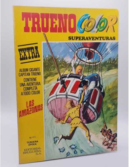 MUY BUEN ESTADO TRUENO COLOR EXTRA ALBUM GIGANTE 11 LAS AMAZONAS BRUGUERA
