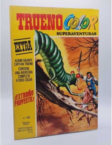 MUY BUEN ESTADO TRUENO COLOR EXTRA ALBUM GIGANTE 12 EXTRAÑO PROYECTIL BRUGUERA