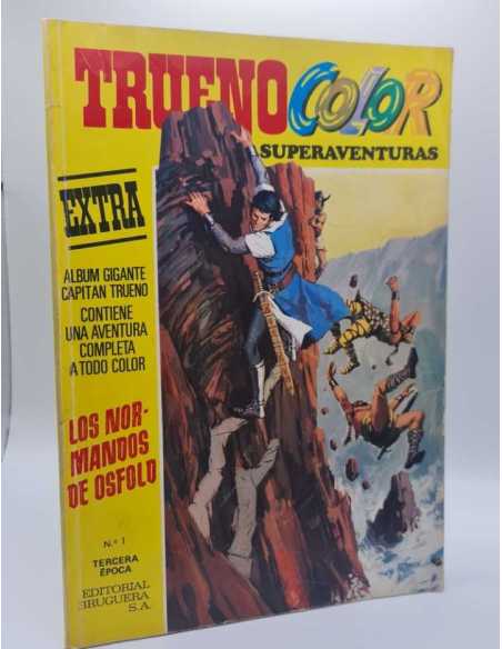 BUEN ESTADO TRUENO COLOR EXTRA ALBUM GIGANTE 1 LOS NORMANDOS DE OSFOLD BRUGUERA