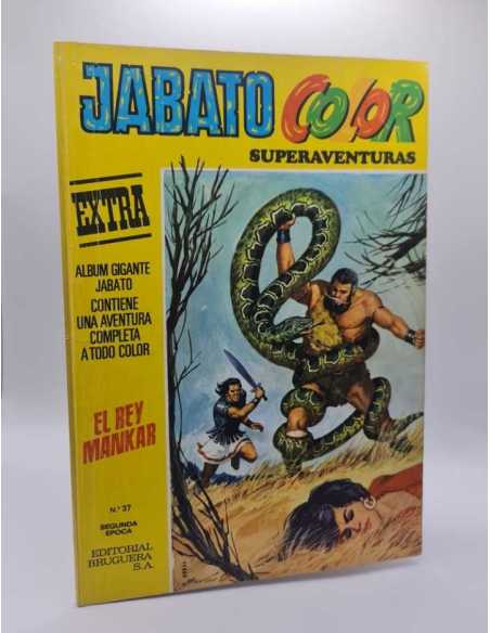 MUY BUEN ESTADO JABATO COLOR EXTRA ALBUM GIGANTE 37 EL REY MANKAR BRUGUERA