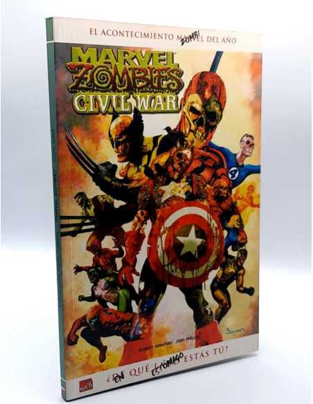 EXCELENTE ESTADO COLECCION 100% MARVEL ZOMBIES CIVIL WAR PANINI TAPA BLANDA