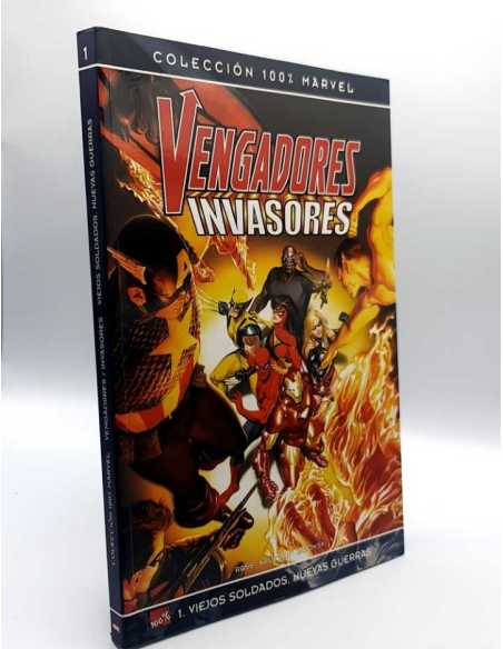 CASI EXCELENTE ESTADO COLECCION 100% VENGADORES INVASORES 1 VIEJOS SOLDADOS NUEVAS GUERRAS PANINI