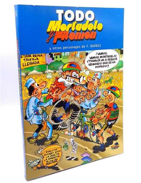 EXCELENTE ESTADO TODO MORTADELO Y FILEMON 5 EDICIONES B IBAÑEZ TAPA BLANDA