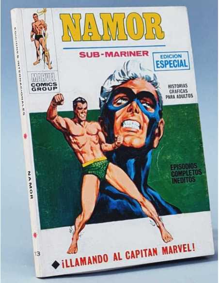 EXCELENTE ESTADO NAMOR 13 LLAMANDO AL CAPITÁN MARVEL TACO EDICIONES VERTICE