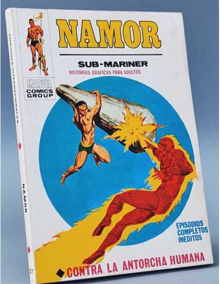EXCELENTE ESTADO NAMOR 21 CONTRA LA ANTORCHA HUMANA TACO EDICIONES VERTICE