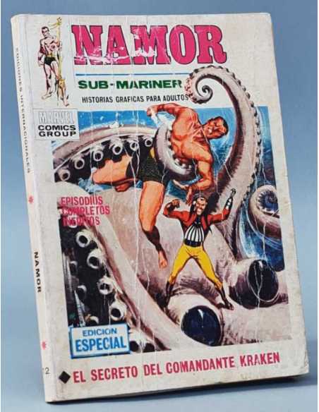 MUY BUEN ESTADO NAMOR 12 EL SECRETO DEL COMANDANTE KRAKEN TACO EDICIONES VERTICE