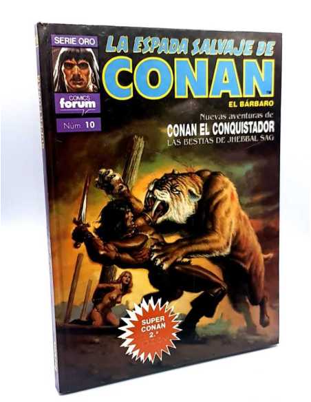 MUY BUEN ESTADO SUPER CONAN LA ESPADA SALVAJE DE CONAN 10 FORUM SEGUNDA EDICION COMICS