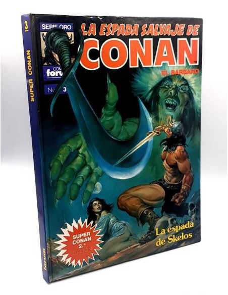 CASI EXCELENTE ESTADO SUPER CONAN LA ESPADA SALVAJE DE CONAN 3 FORUM SEGUNDA EDICION COMICS