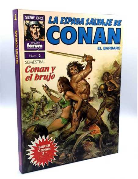 EXCELENTE ESTADO SUPER CONAN LA ESPADA SALVAJE DE CONAN 2 FORUM SEGUNDA EDICION COMICS