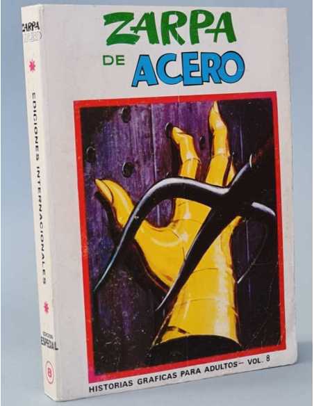 CASI EXCELENTE ESTADO ZARPA DE ACERO 8 TACO EDICIÓN ESPECIAL TACO INTERNACIONALES VERTICE