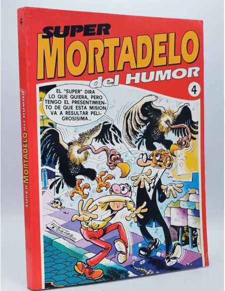 CASI EXCELENTE ESTADO SUPER MORTADELO 4 DEL HUMOR RETAPADO EDICIONES B