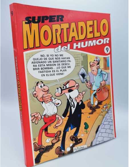 CASI EXCELENTE ESTADO SUPER MORTADELO 9 DEL HUMOR RETAPADO EDICIONES B