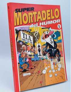 EXCELENTE ESTADO SUPER MORTADELO 5 DEL HUMOR RETAPADO...