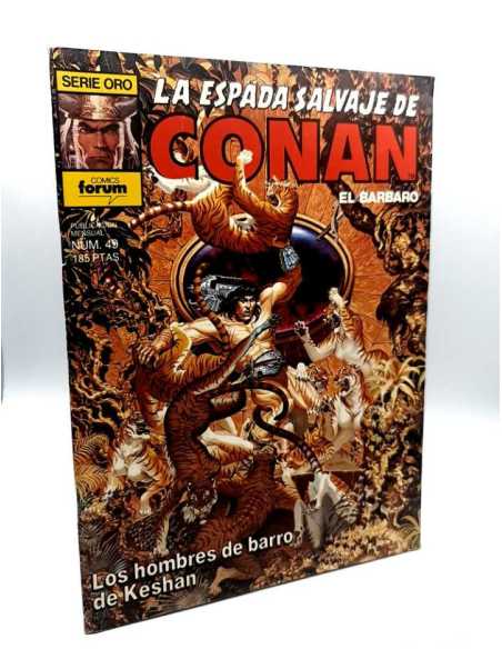 EXCELENTE ESTADO PRIMERA EDICION LA ESPADA SALVAJE DE CONAN 49 FORUN COMICS GRAPA