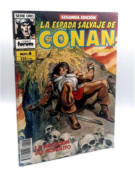 EXCELENTE ESTADO SEGUNDA EDICION LA ESPADA SALVAJE DE CONAN 6 SERIE ORO FORUM COMICS GRAPA