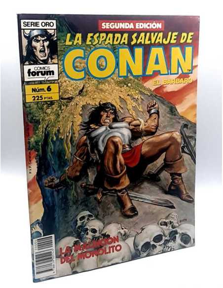 EXCELENTE ESTADO SEGUNDA EDICION LA ESPADA SALVAJE DE CONAN 6 SERIE ORO FORUM COMICS GRAPA