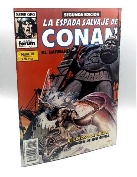EXCELENTE ESTADO SEGUNDA EDICION LA ESPADA SALVAJE DE CONAN 14 SERIE ORO FORUM COMICS GRAPA