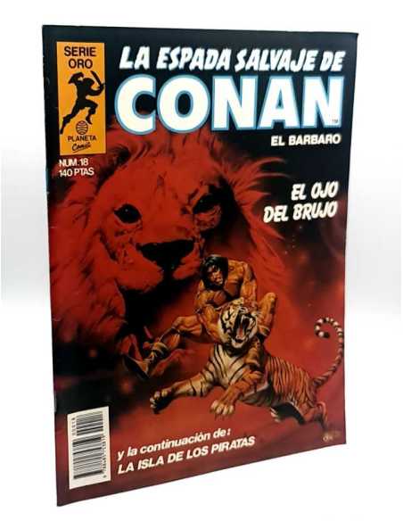 EXCELENTE ESTADO PRIMERA EDICION LA ESPADA SALVAJE DE CONAN 18 SERIE ORO FORUN COMICS GRAPA
