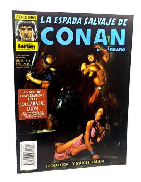 CASI EXCELENTE ESTADO LA ESPADA SALVAJE DE CONAN 118 SERIE ORO FORUM COMICS GRAPA