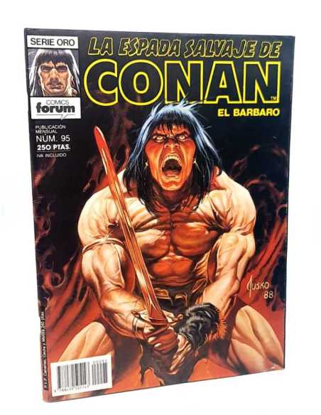 CASI EXCELENTE ESTADO PRIMERA EDICION LA ESPADA SALVAJE DE CONAN 95 SERIE ORO FORUM COMICS GRAPA