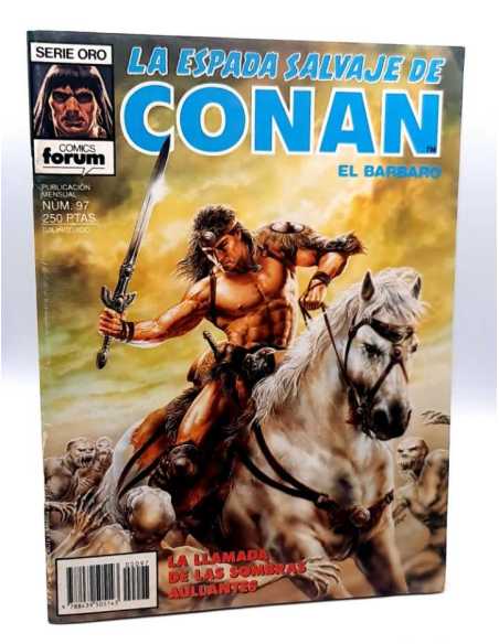 CASI EXCELENTE ESTADO PRIMERA EDICION LA ESPADA SALVAJE DE CONAN 97 SERIE ORO FORUM COMICS GRAPA