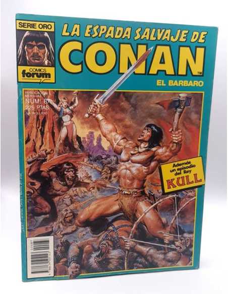 MUY BUEN ESTADO PRIMERA EDICION LA ESPADA SALVAJE DE CONAN 118 SERIE ORO FORUM COMICS GRAPA