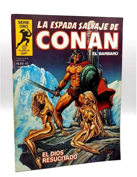 MUY BUEN ESTADO PRIMERA EDICION LA ESPADA SALVAJE DE CONAN 45 SERIE ORO FORUM COMICS GRAPA
