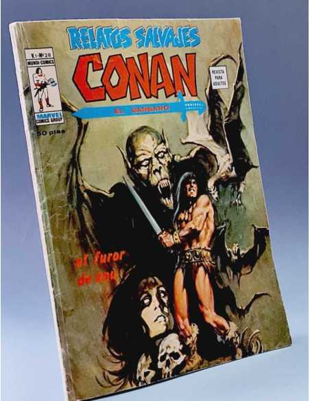 BUEN ESTADO RELATOS SALVAJES CONAN 28 EL FUROR DE ANU VOL1 GRAPA VOL.1 VERTICE