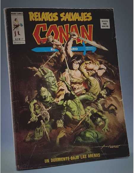 BUEN ESTADO RELATOS SALVAJES CONAN 17 UN DURMIENTE BAJO LAS ARENAS VOL1 GRAPA VOL.1 VERTICE