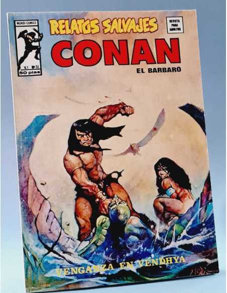 MUY BUEN ESTADO RELATOS SALVAJES CONAN 51 VENGANZA EN VENDHYA VOL1 GRAPA VOL.1 VERTICE