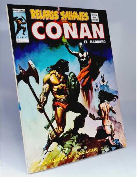 EXCELENTE ESTADO RELATOS SALVAJES CONAN 30 LA MALDICIÓN DE LA DIOSA GATO VOL1 GRAPA VOL.1 VERTICE
