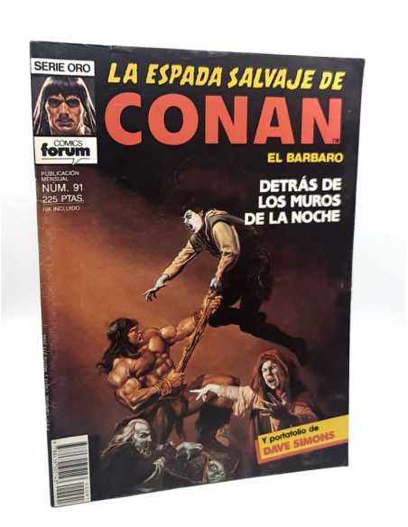 MUY BUEN ESTADO PRIMERA EDICION LA ESPADA SALVAJE DE CONAN 91 SERIE ORO FORUM COMICS GRAPA