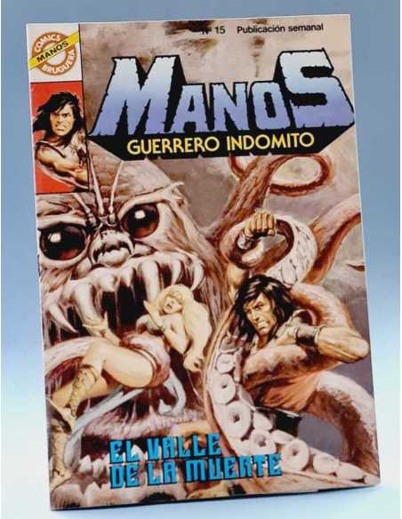 EXCELENTE ESTADO MANOS 15 EL VALLE DE LA MUERTE COMICS BRUGUERA