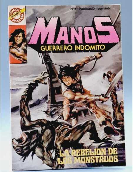 EXCELENTE ESTADO MANOS 2 LA REBELIÓN DE LOS MONSTRUOS COMICS BRUGUERA
