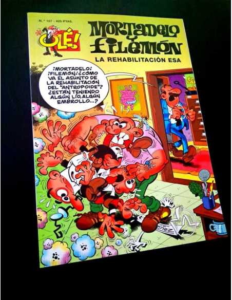 EXCELENTE ESTADO 1° PRIMERA EDICION MORTADELO Y FILEMON 157 EDICIONES B OLE