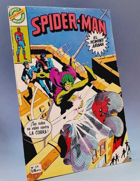BUEN ESTADO SPIDERMAN 34 EL HOMBRE ARAÑA GRAPA SPIDER-MAN COMICS BRUGUERA