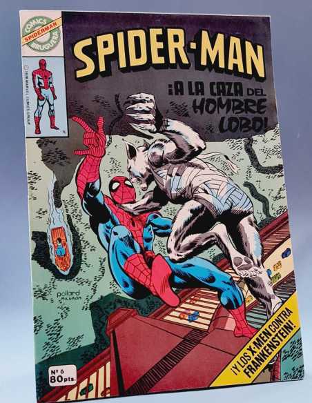 EXCELENTE ESTADO SPIDERMAN 6 A LA CAZA DEL HOMBRE LOBO GRAPA SPIDER-MAN COMICS BRUGUERA