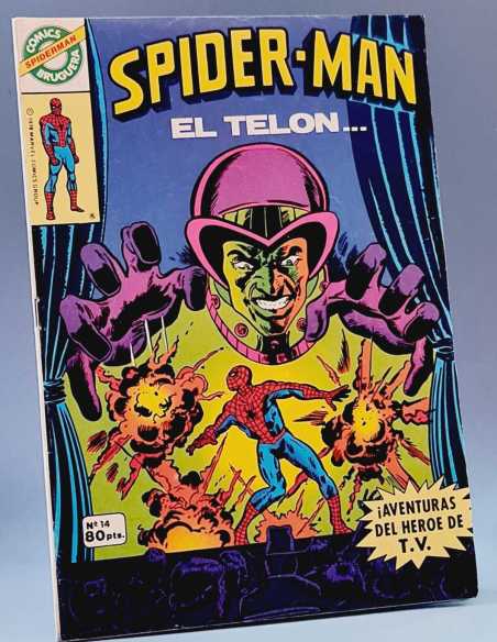 MUY BUEN ESTADO SPIDERMAN 14 EL TELON GRAPA SPIDER-MAN COMICS BRUGUERA