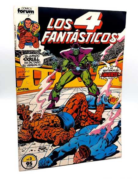 CASI EXCELENTE ESTADO LOS 4 FANTASTICOS 3 VOL1 FORUM COMICS GRAPA VOL.1