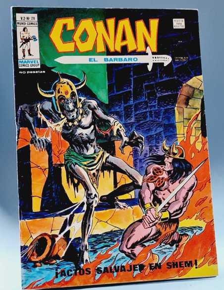 MUY BUEN ESTADO CONAN 28 ACTOS SALVAJES EN SHEM VOL2 GRAPA VOL.2 EDICIONES VERTICE