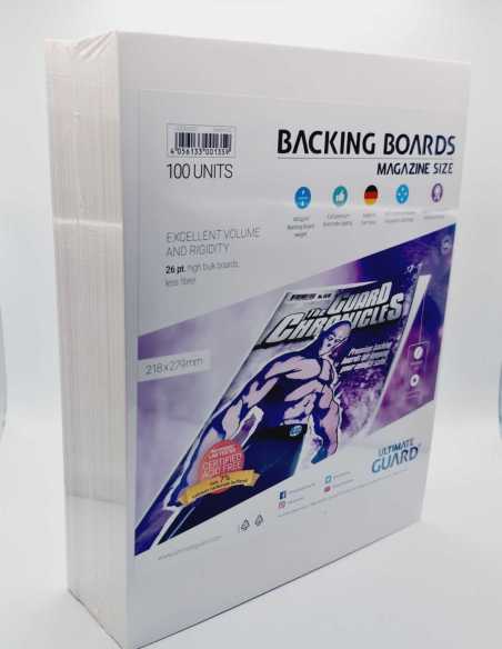ULTIMATE GUARD BACKING BOARDS CURRENT MAGAZINE SIZE 400g TAPAS TRASERAS COMICS 218x279mm
