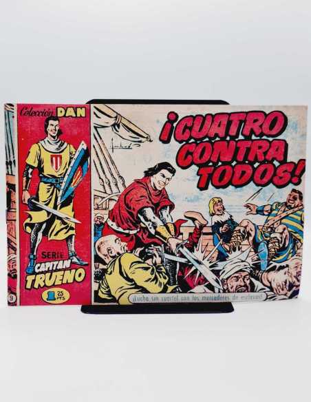 EXCELENTE ESTADO CAPITAN TRUENO 9 APAISADO COLECCION DAN BRUGUERA