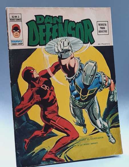 MUY BUEN ESTADO DAN DEFENSOR 3 VOL2 CUANDO ATACA EL GLADIADOR VOL.2 GRAPA VERTICE