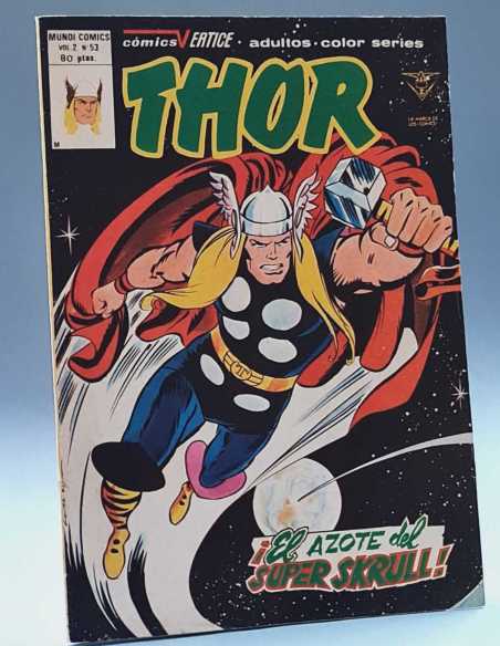 CASI EXCELENTE ESTADO THOR 53 VOL2 EL AZOTE DEL SUPER SKRULL VOL.2 GRAPA VERTICE
