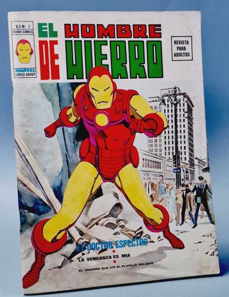 MUY BUEN ESTADO EL HOMBRE DE HIERRO 1 EL DOCTOR ESPECTRO VOL2 GRAPA VOL.2 EDICIONES VERTICE