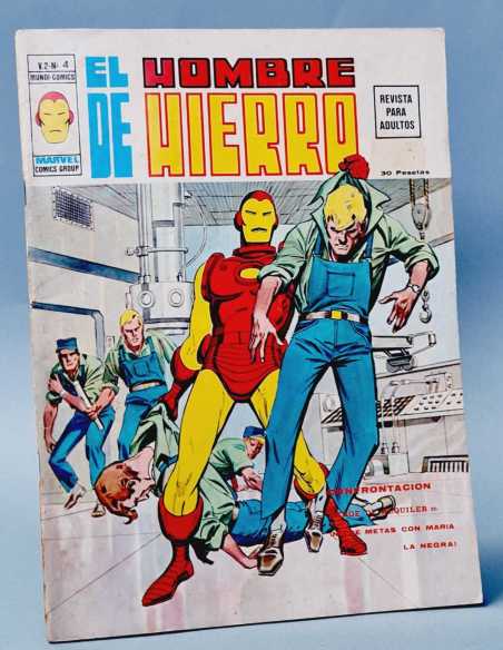 MUY BUEN ESTADO EL HOMBRE DE HIERRO 4 CONFRONTACIÓN VOL2 GRAPA VOL.2 EDICIONES VERTICE