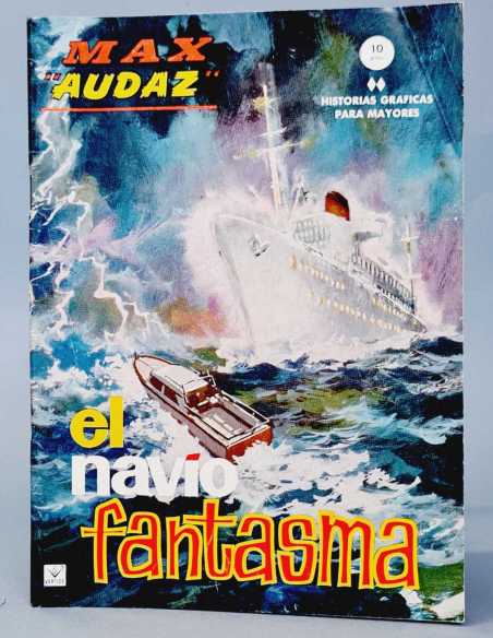 CASI EXCELENTE ESTADO MAX AUDAZ 9 EL NAVIO FANTASMA GRAPA EDICIONES VERTICE